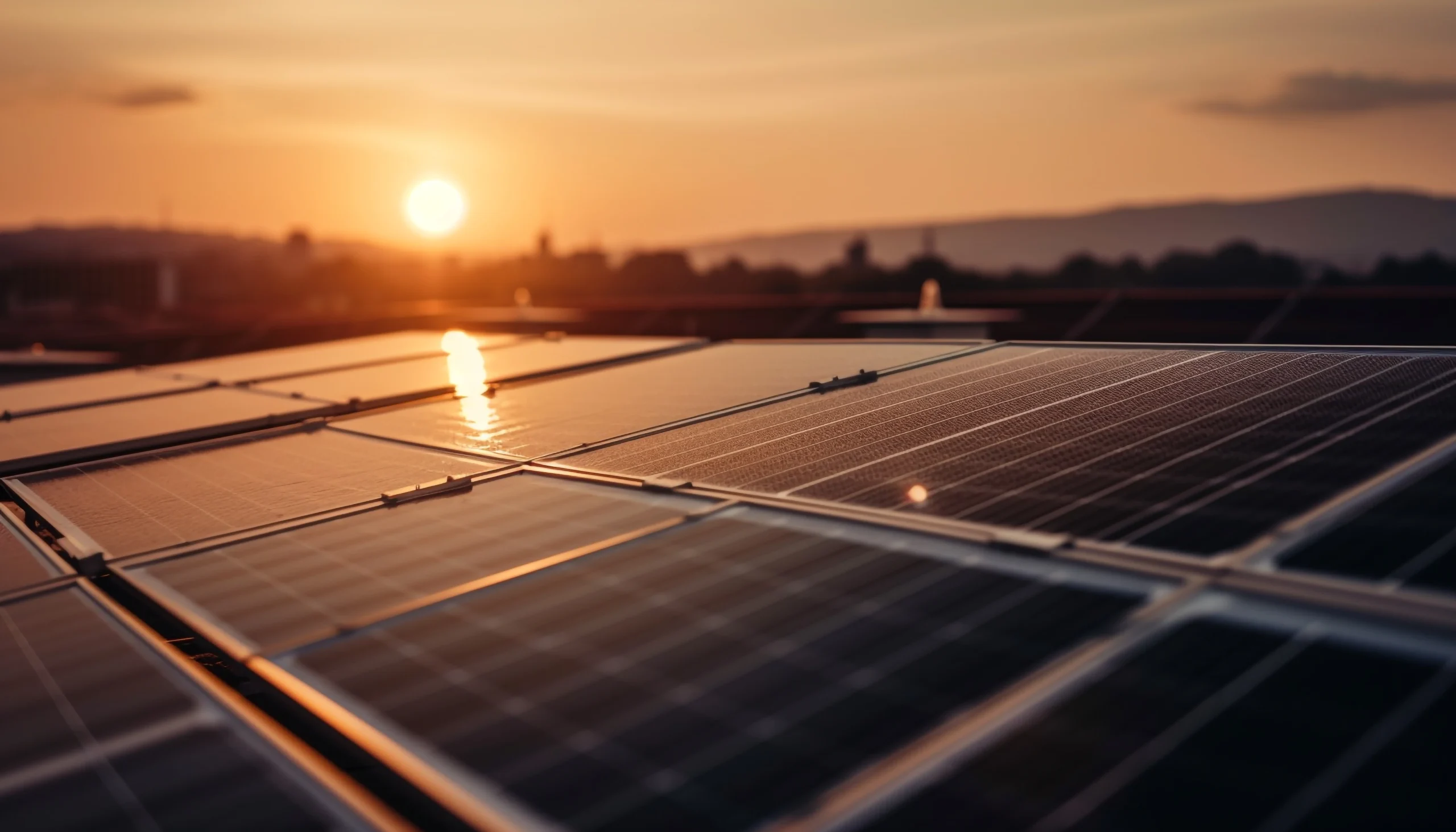 Usina solar Solviva gerando energia limpa